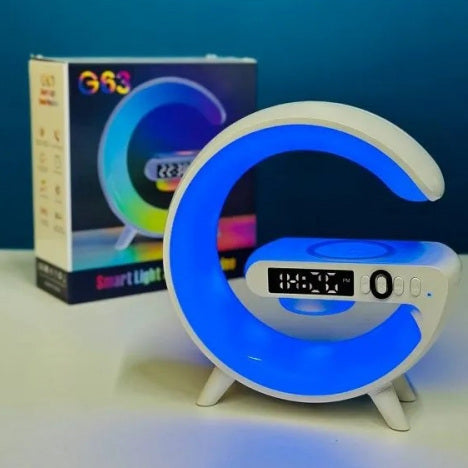 G63 Smart LED Light Clock - Digital Alarm with Night Lamp & Modern Design