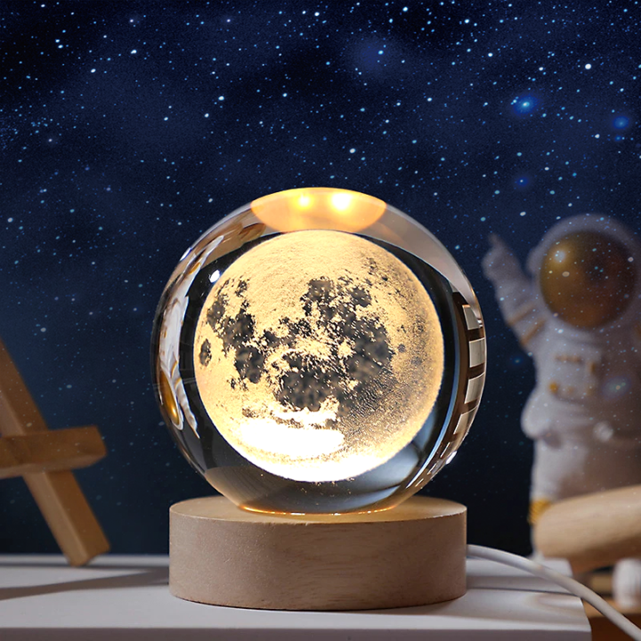 Crystal Galaxy Moon Ball