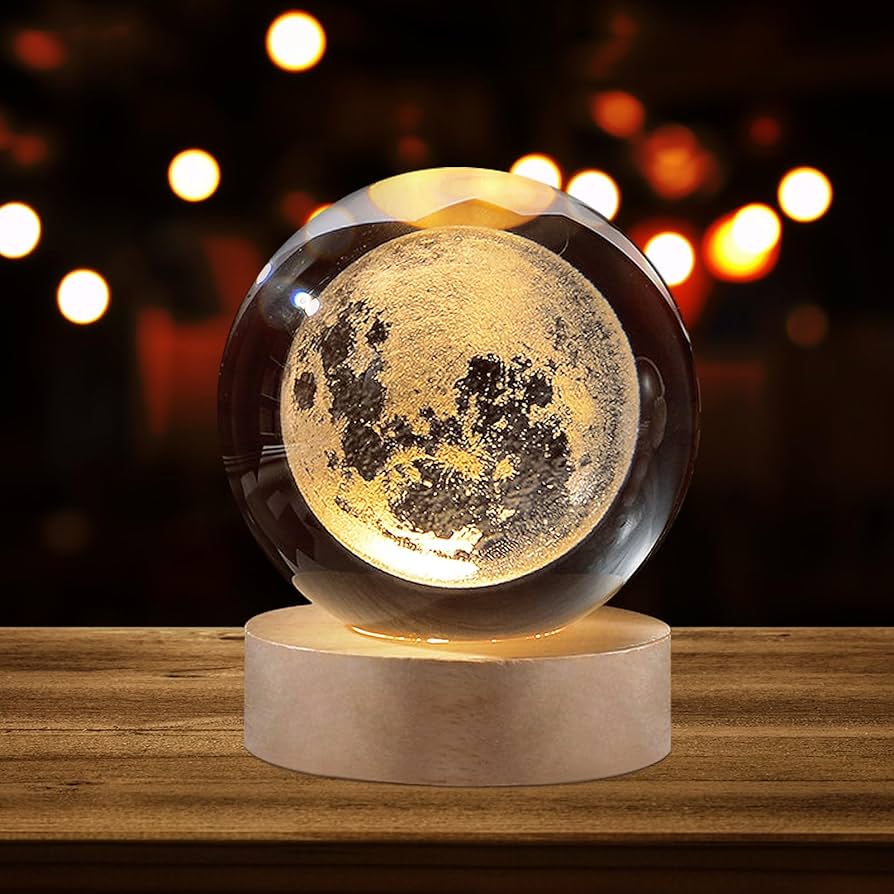 Crystal Galaxy Moon Ball